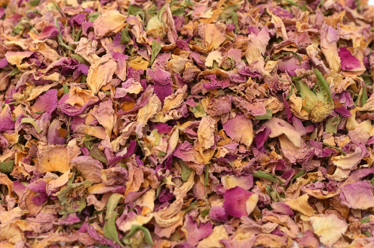 Pink Rose Petal Confetti - HerbalMansion.com