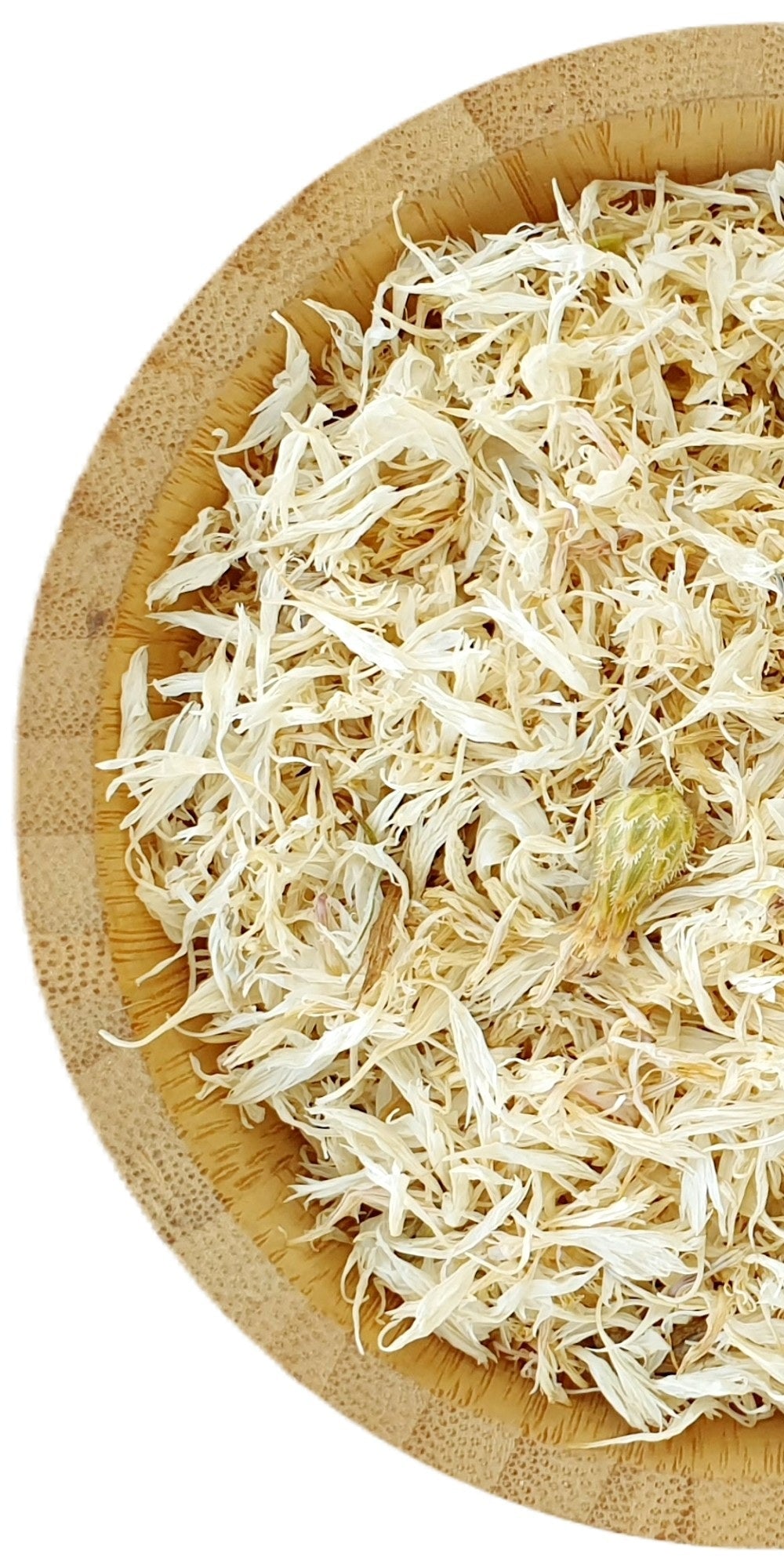 White Cornflower Petals