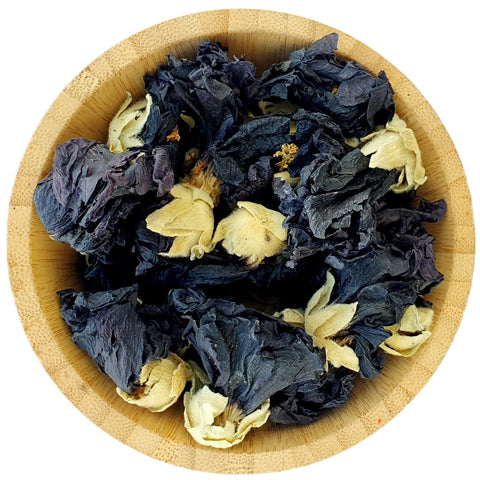 Dried Black Hollyhock - Black Mallow - Alcea Rosea - HerbalMansion.com