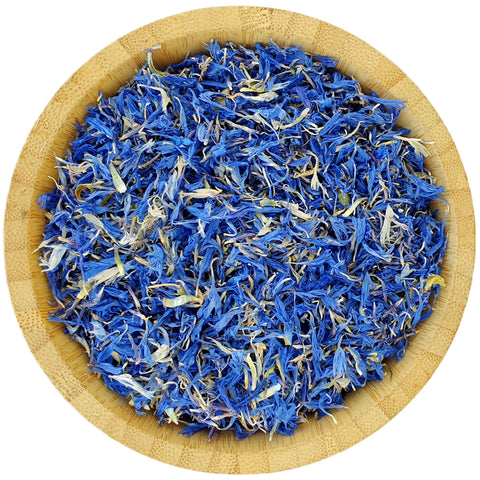 Dried Blue Cornflower Petals - Dried Petals - HerbalMansion.com