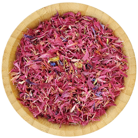 Dried Pink Cornflower Petals - Dried Flowers - HerbalMansion.com