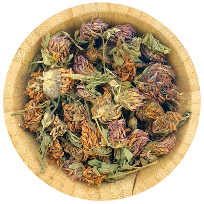 Dried Red Clover Flowers - Dried Flowers - HerbalMansion.com