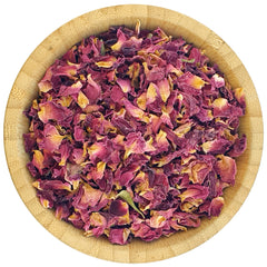 Dried Red Rose Petals - Dried Flowers - HerbalMansion.com