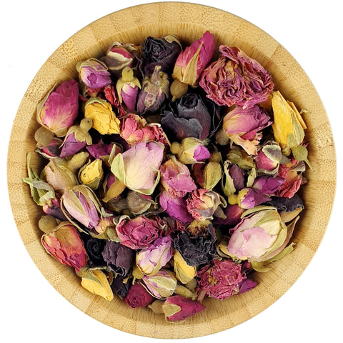 Dried Rose Buds Mix - Dried Flowers - HerbalMansion.com