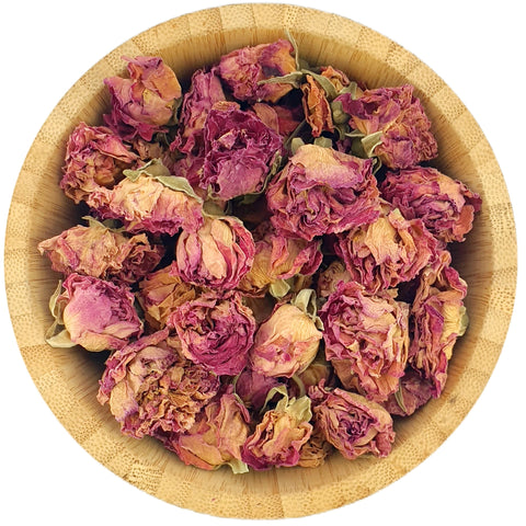 Dried Rose Flowers Corolla Pink - Dried Flowers - HerbalMansion.com