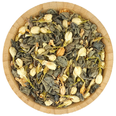 jasmine flower green tea - jasmine green tea - HerbalMansion.com