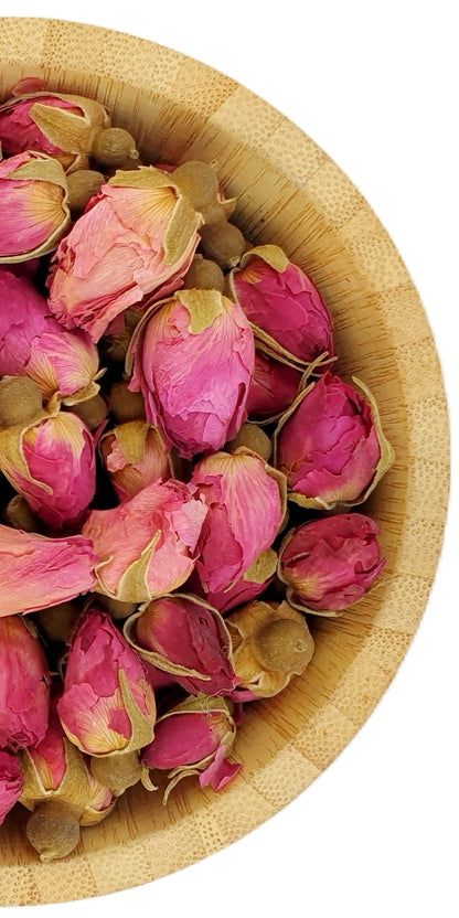 Dark Pink Rose Buds Large