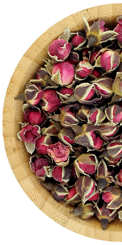 Golden Red Rose Buds