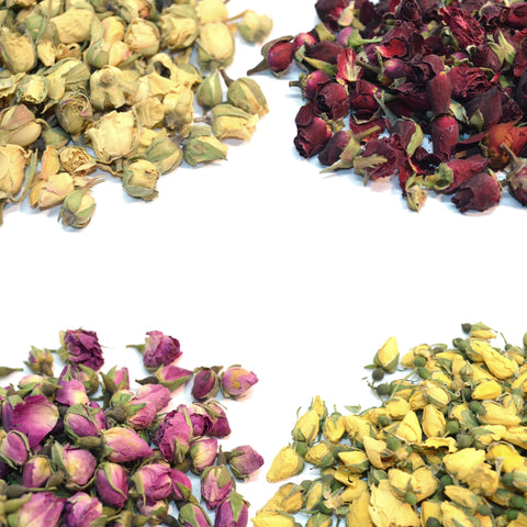 Dried Rose Buds - Mix Pack - HerbalMansion.com